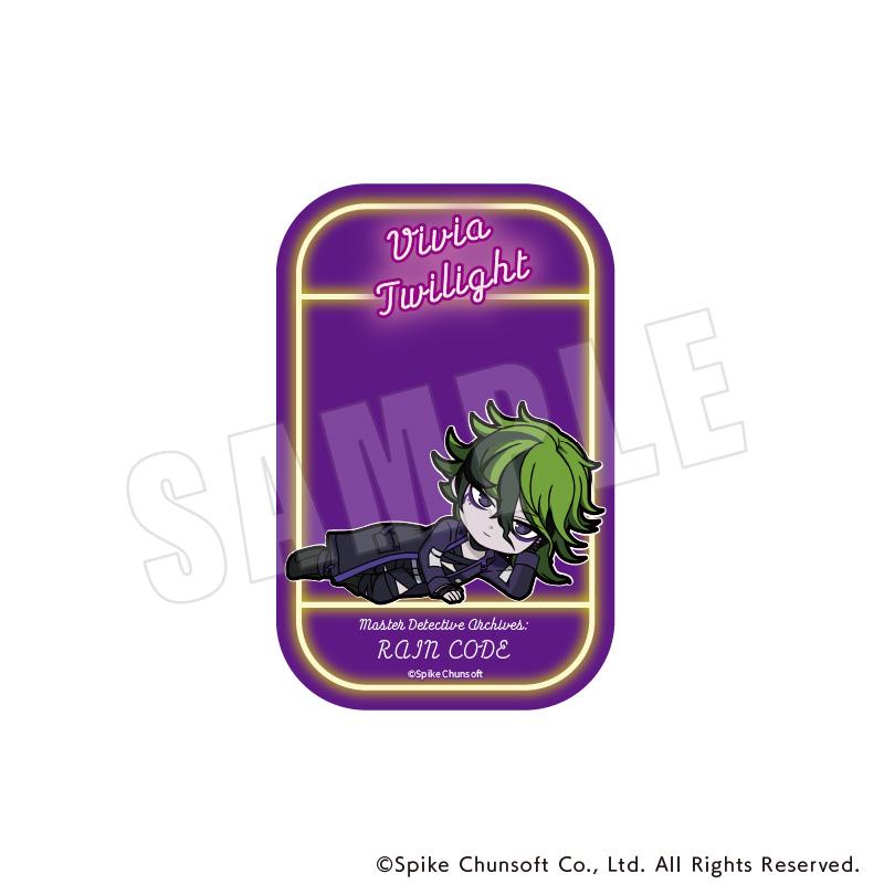 《超級偵探事件簿 霧雨謎宮》卡哇伊廣場徽章 11.薇薇亞 暮色