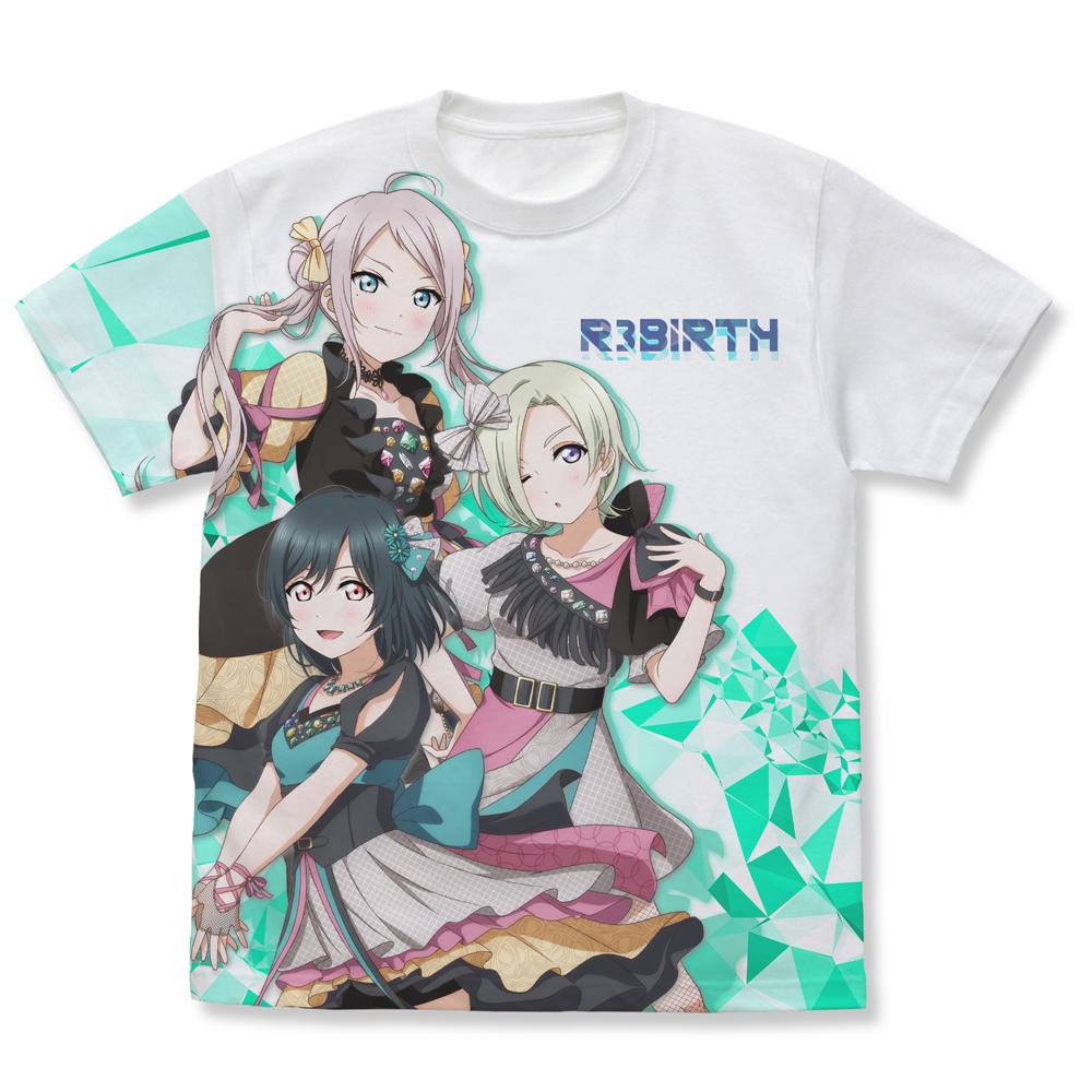 《Love Live! 虹咲學園學園偶像同好會》L號 R3BIRTH 全圖案T恤/白色-