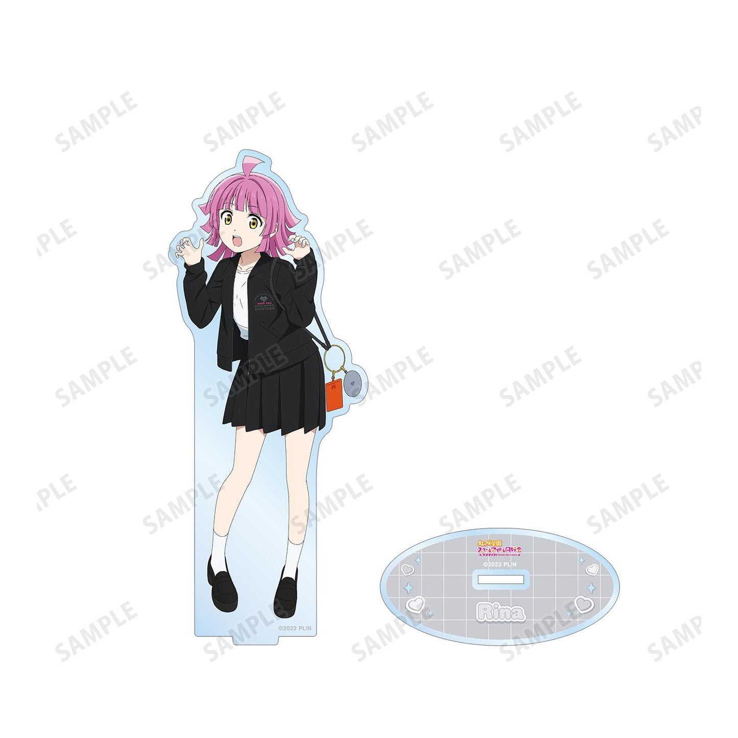 《Love Live! 虹咲學園學園偶像同好會》描繪插圖 天王寺璃奈 統一服裝版 大號亞克力立牌