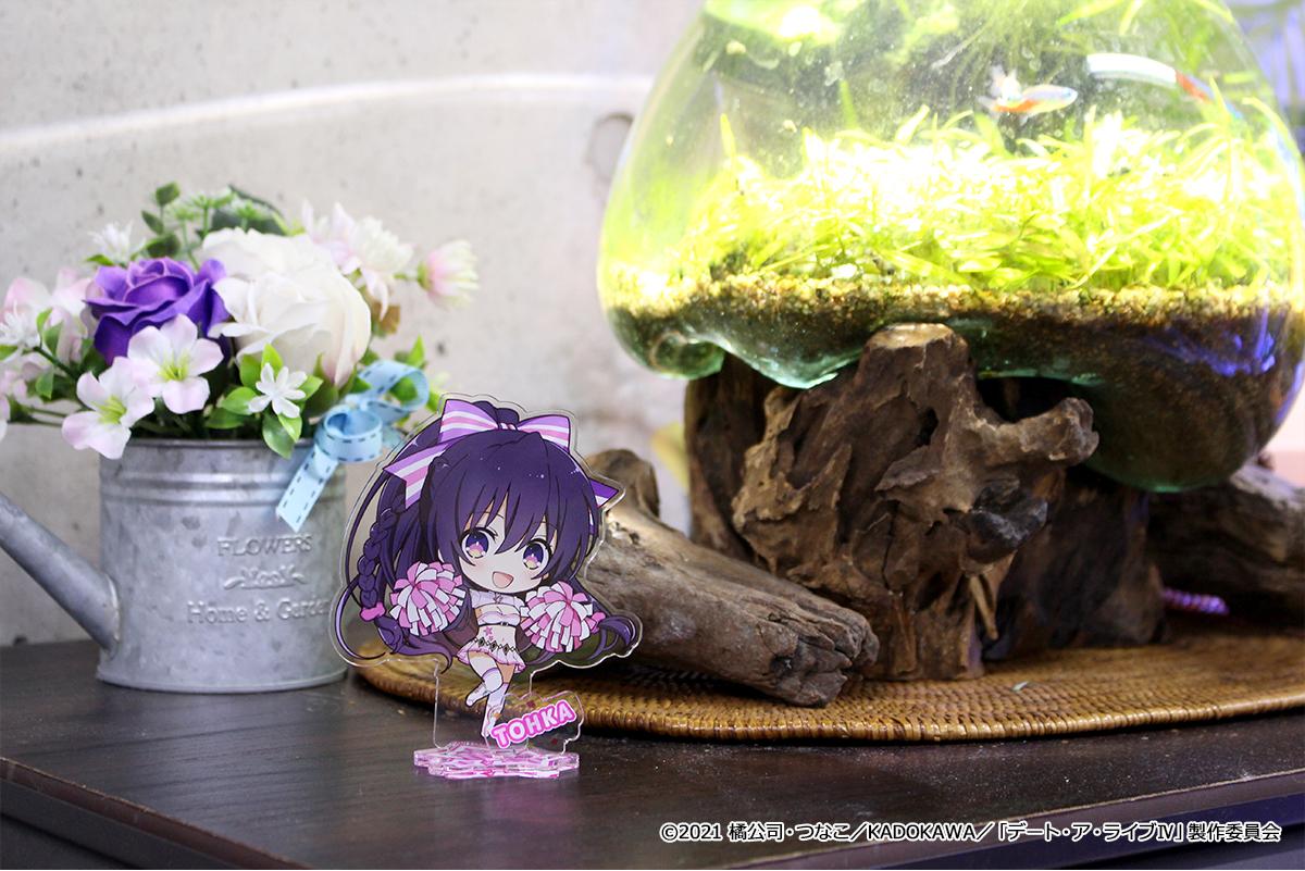 《約會大作戰》Ⅳ_迷你巧克力 亞克力支架【夜刀神十香】啦啦隊