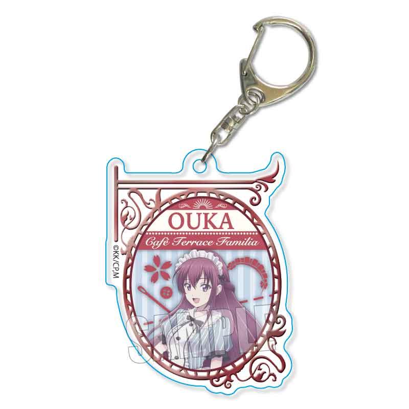 《女神咖啡廳》- 看板風鑰匙扣/幕澤 櫻花