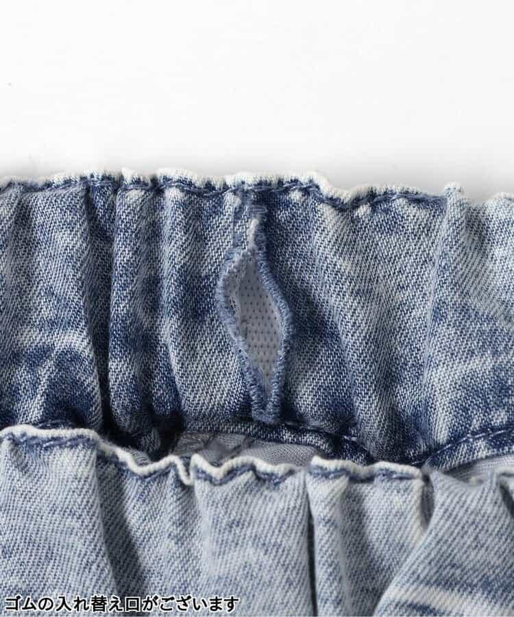 化學光堆疊半身褲 6分褲