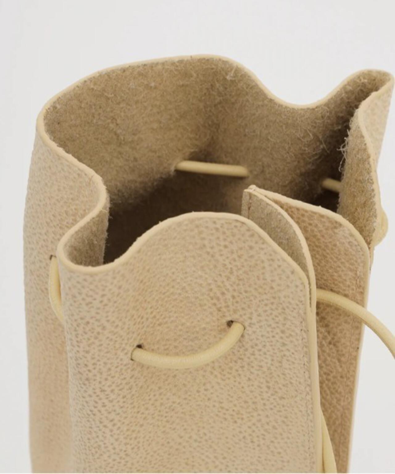 ITTI/伊蒂/HERRE KINCHAKU POUCH - PM / 白色