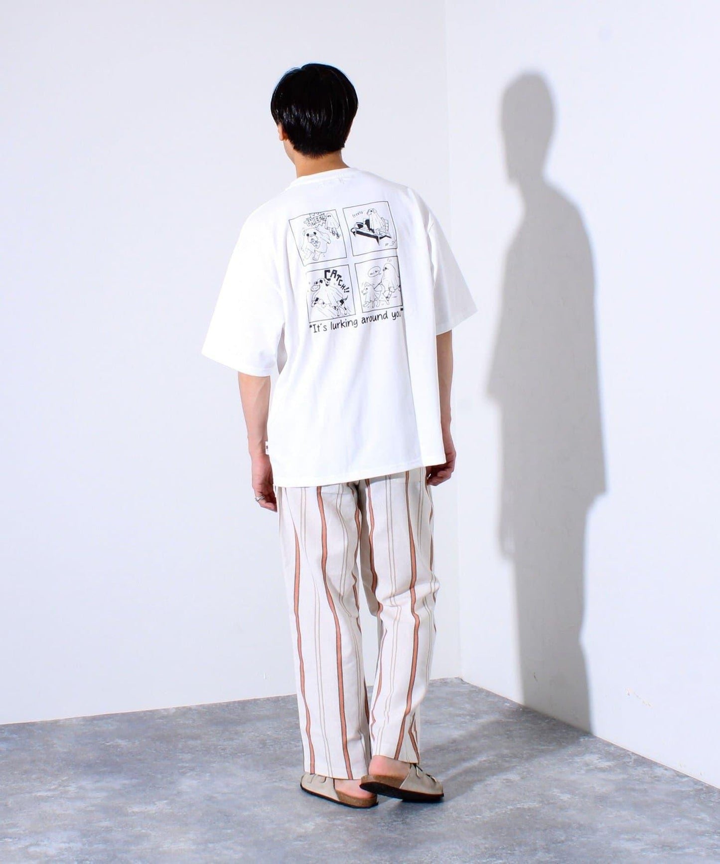 【FREDYMAC/弗雷迪麥克】密度天竺 動物刺繡&漫畫T恤