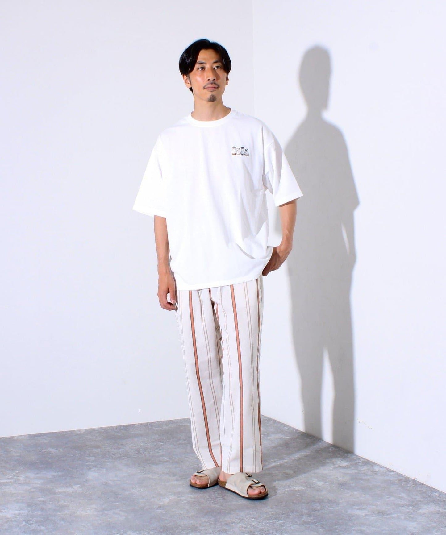 【FREDYMAC/弗雷迪麥克】密度天竺 動物刺繡&漫畫T恤