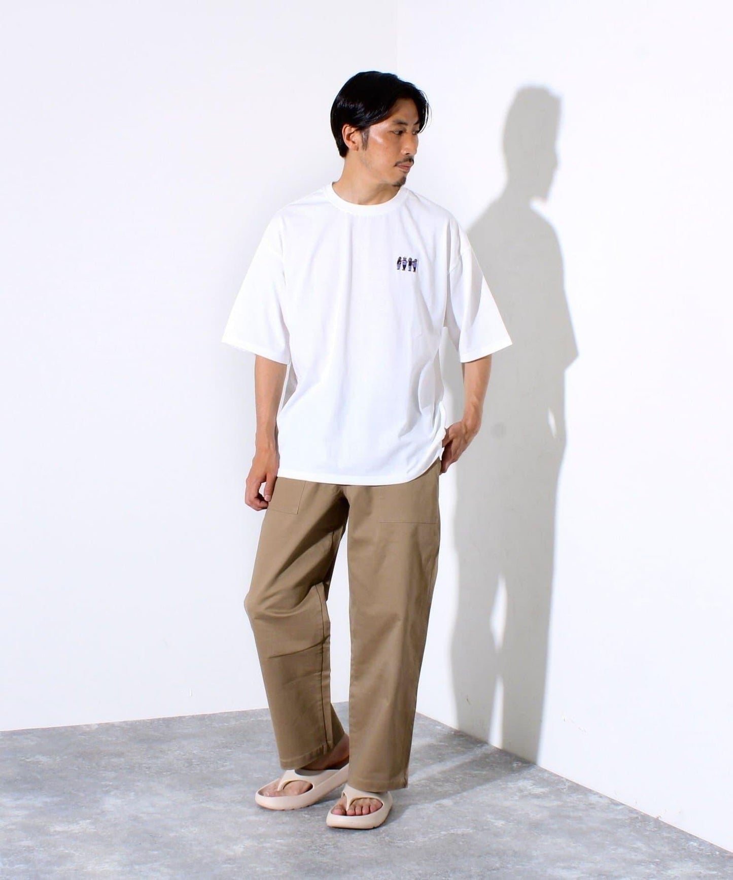 【FREDYMAC/弗雷迪麥克】密度天竺 中年男士刺繡&漫畫T恤