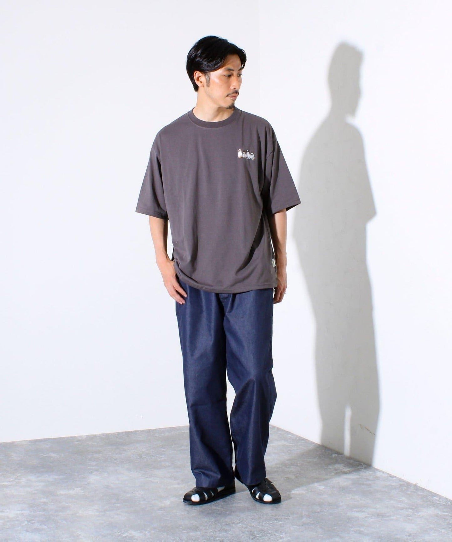 【FREDYMAC/弗雷迪麥克】密度天竺 動物刺繡&漫畫T恤