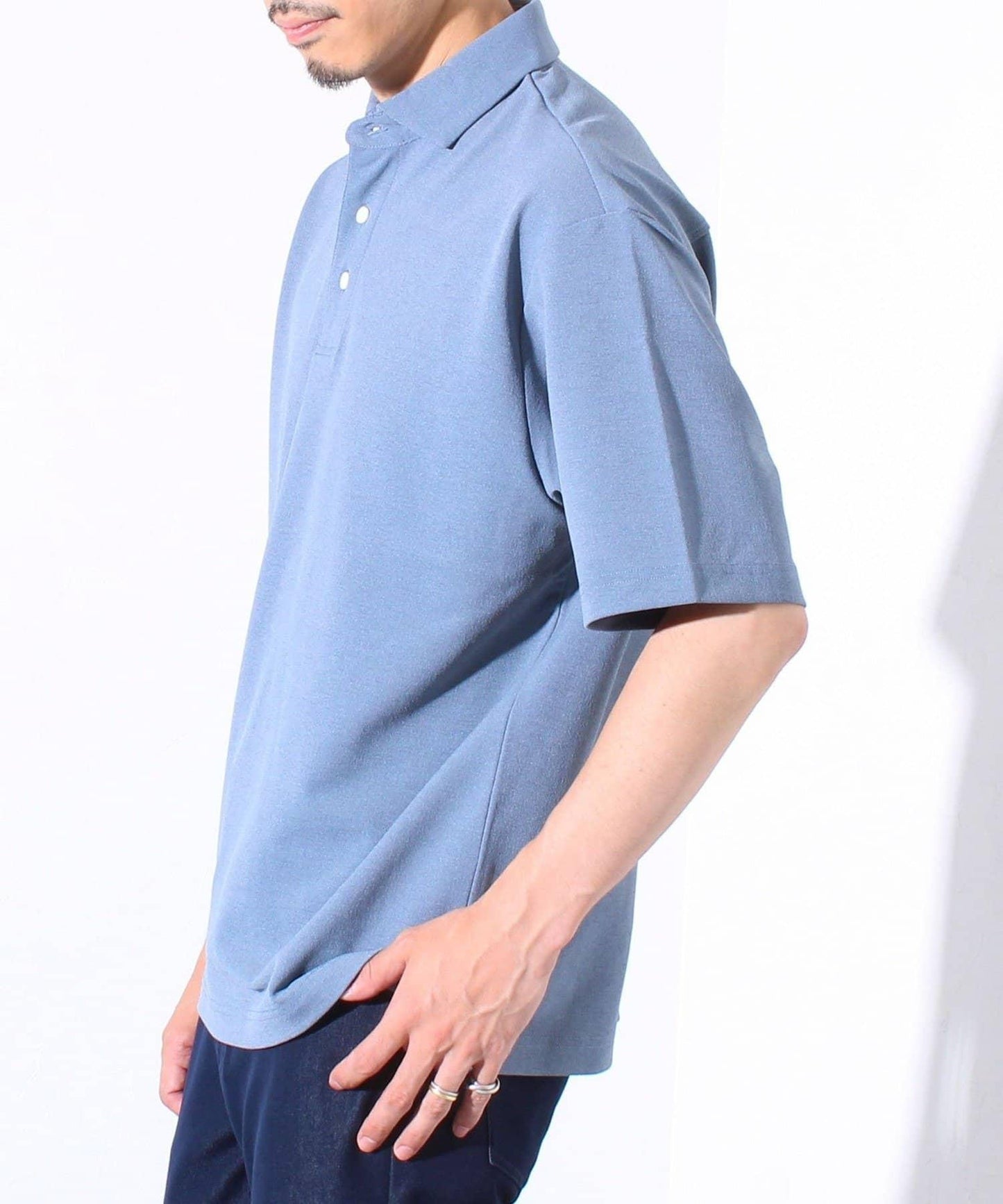 "速乾性・彈力性・抗起球性・耐洗滌性" PERFECTEX 釘釦衫