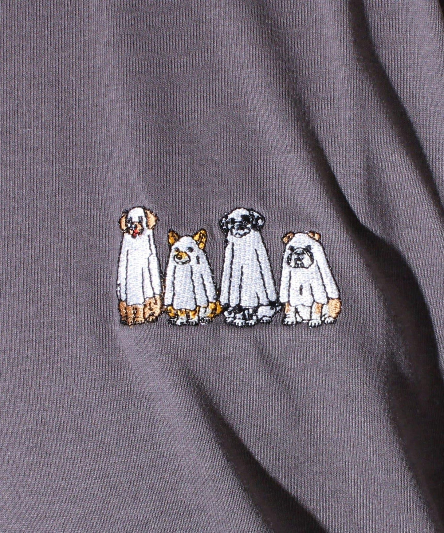 【FREDYMAC/弗雷迪麥克】密度天竺 動物刺繡&漫畫T恤