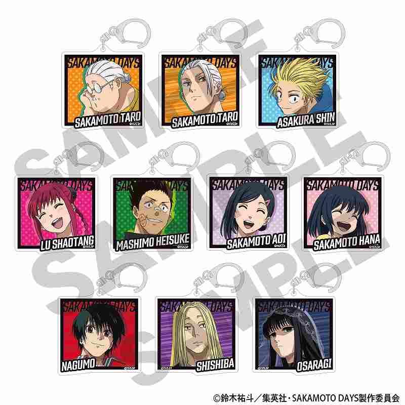 坂本日和_交易亞克力鑰匙扣【全套裝盒/10個裝】
