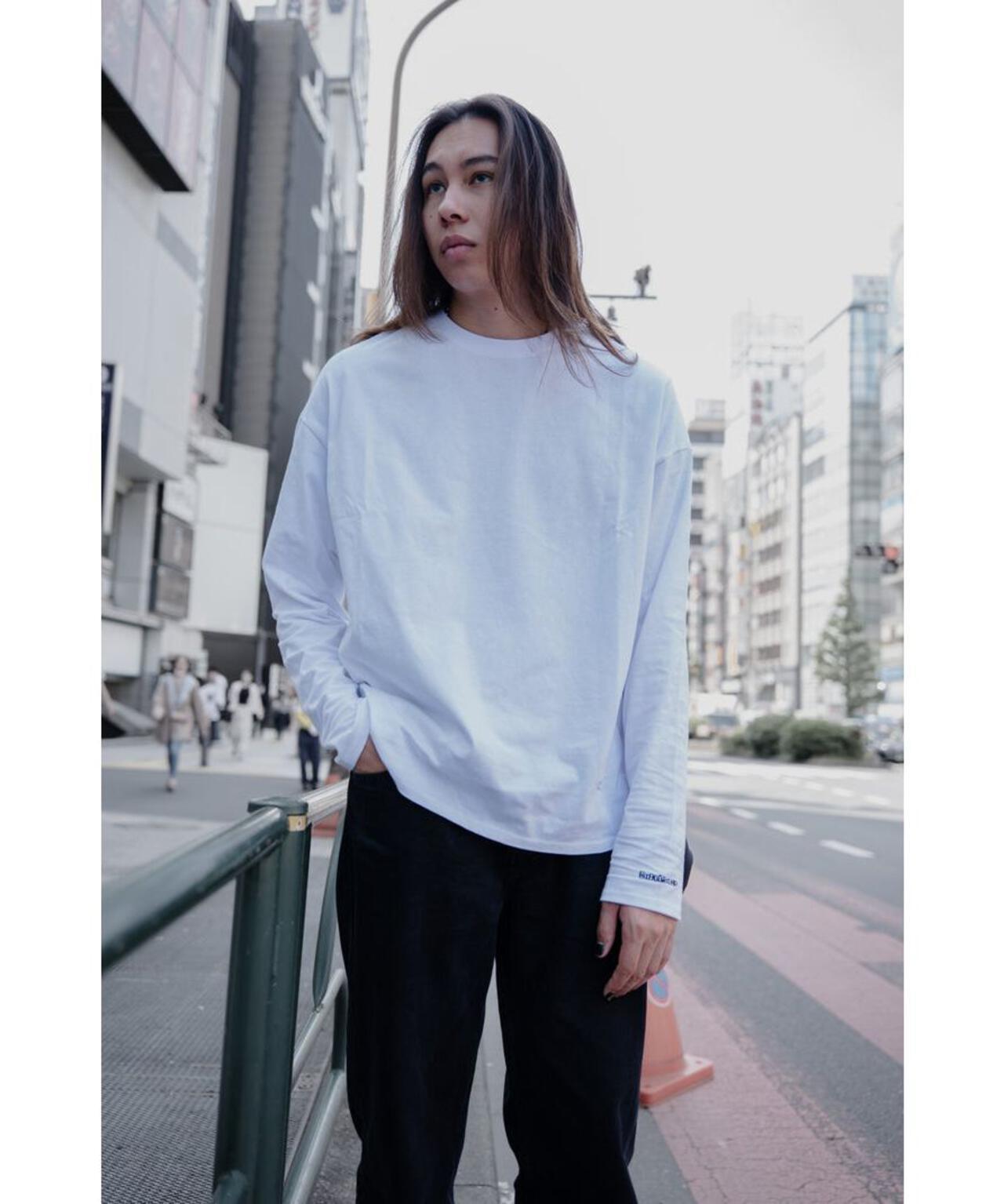 gibous×LHP/吉博斯×LHP/Twins女孩長款T恤/合作長袖T恤