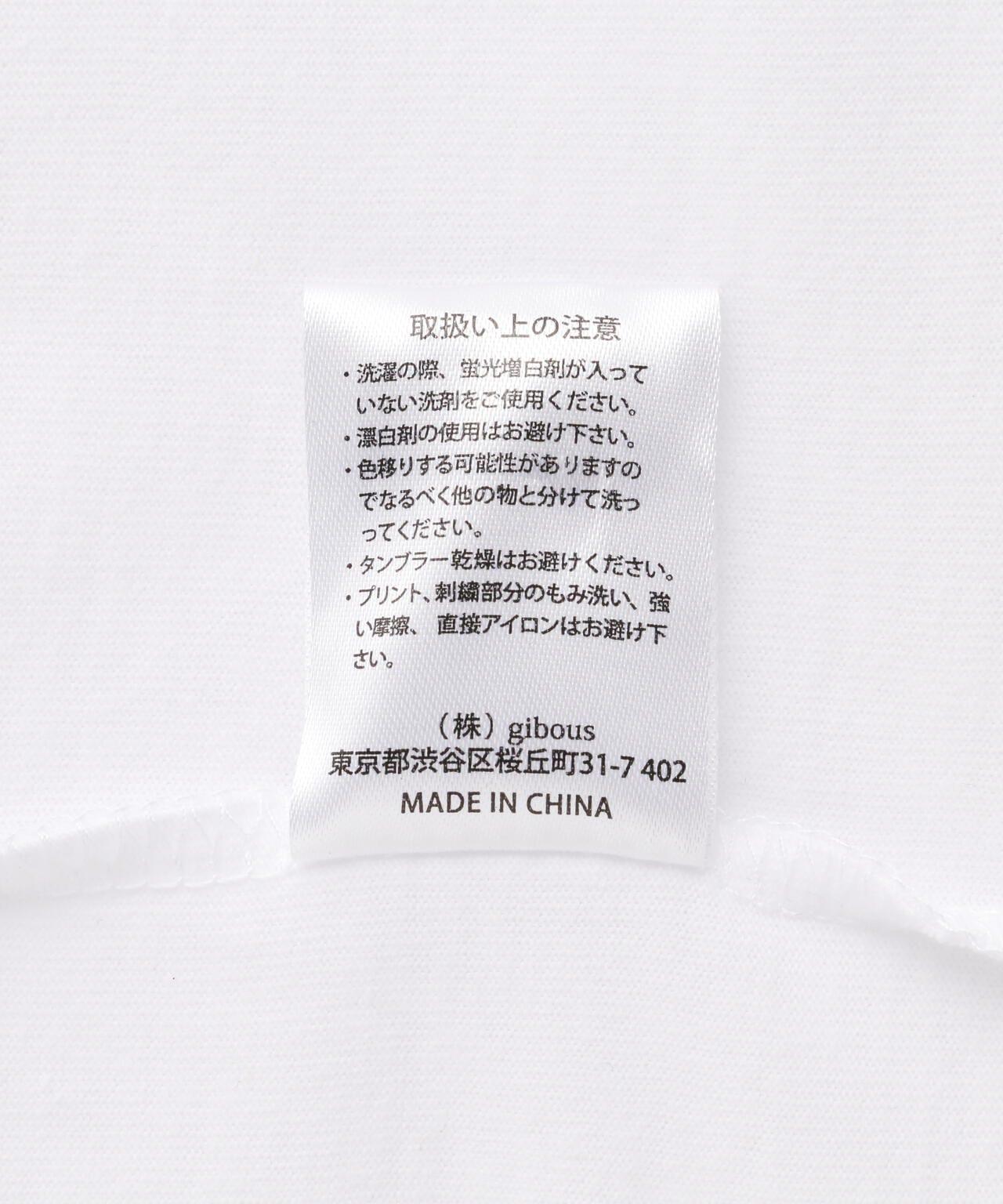 gibous×LHP/吉博斯×LHP/Twins女孩長款T恤/合作長袖T恤