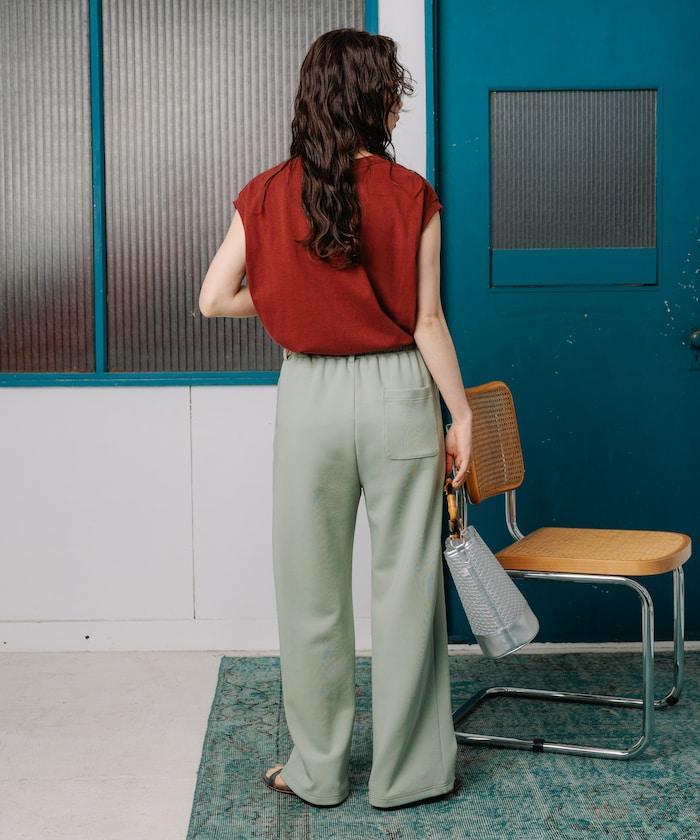 <接觸冷感> 中縫褲/寬鬆褲