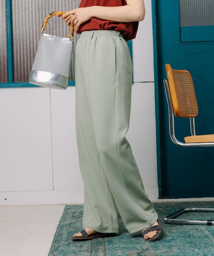 <接觸冷感> 中縫褲/寬鬆褲