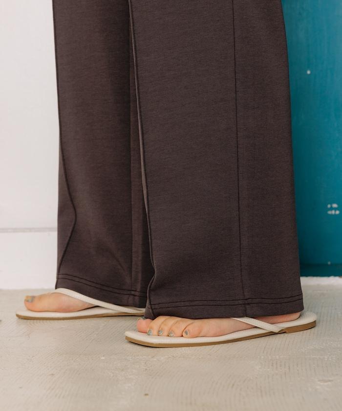 <接觸冷感> 中縫褲/寬鬆褲