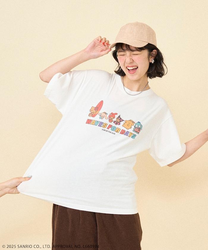 三麗鷗《Hello Kitty》夏季卡通人物T恤