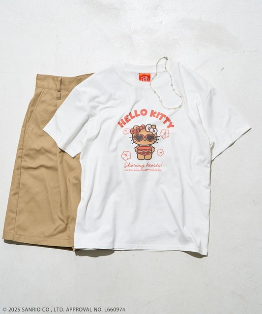SANRIO 'HELLO KITTY' 夏季 沙灘T恤