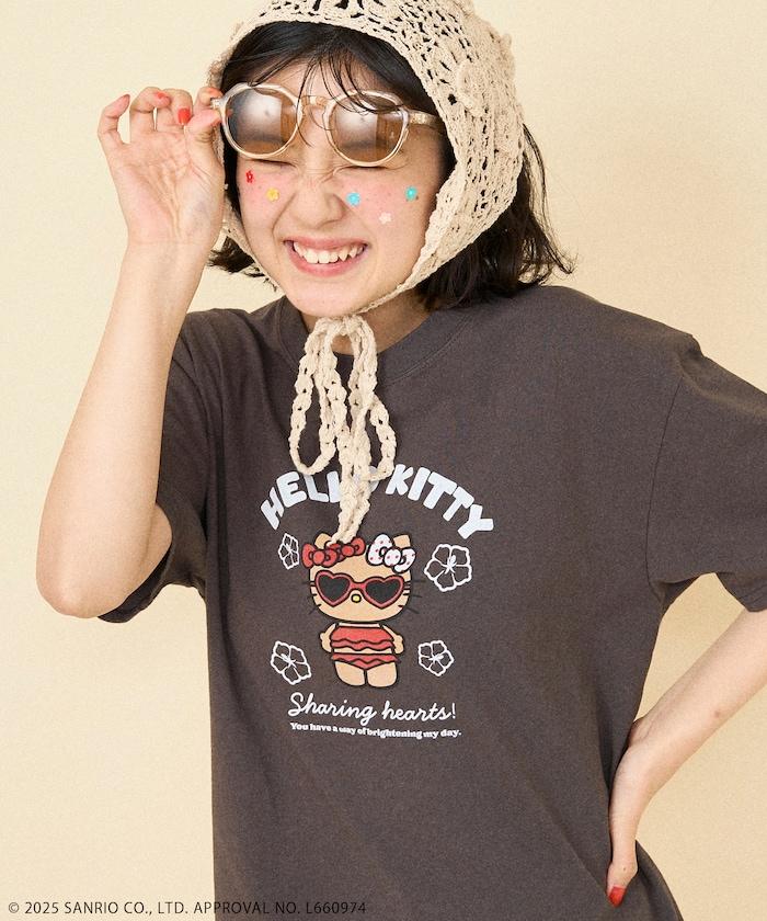 SANRIO 'HELLO KITTY' 夏季 沙灘T恤