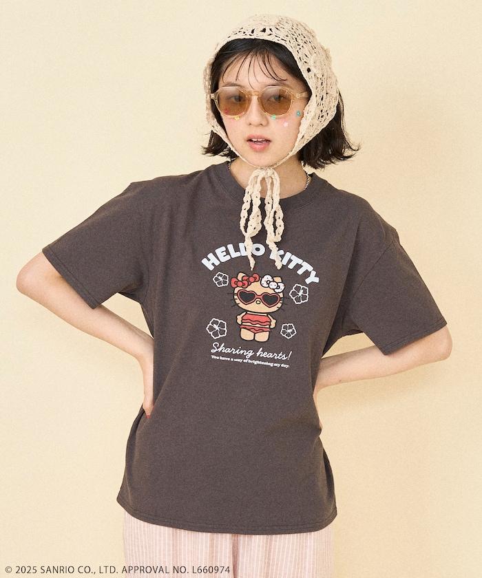 SANRIO 'HELLO KITTY' 夏季 沙灘T恤
