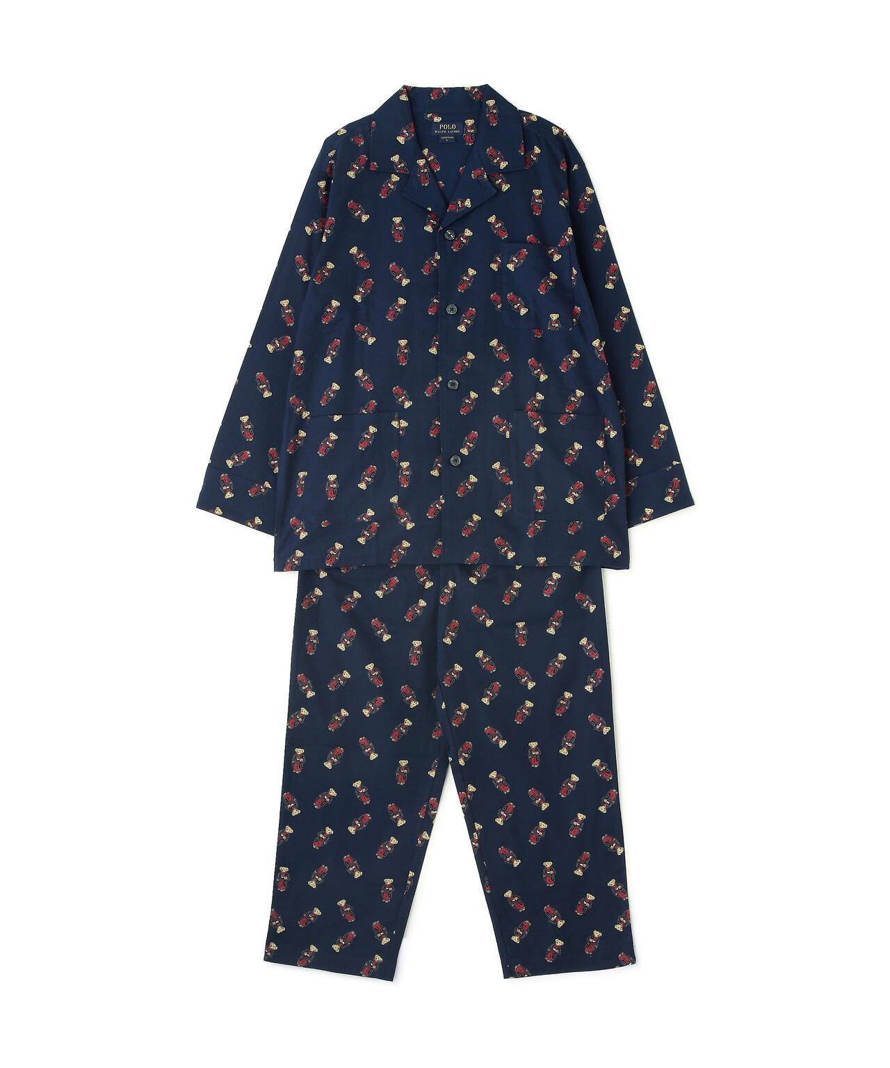 POLO RALPH LAUREN/普通拉爾夫勞倫/秋季晨間熊圖案睡衣
