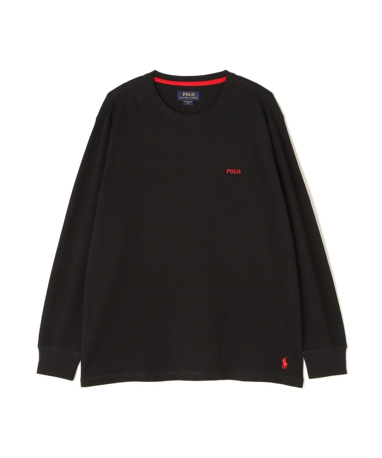 POLO RALPH LAUREN/拉爾夫·勞倫/瓦夫爾領圓領長袖T恤