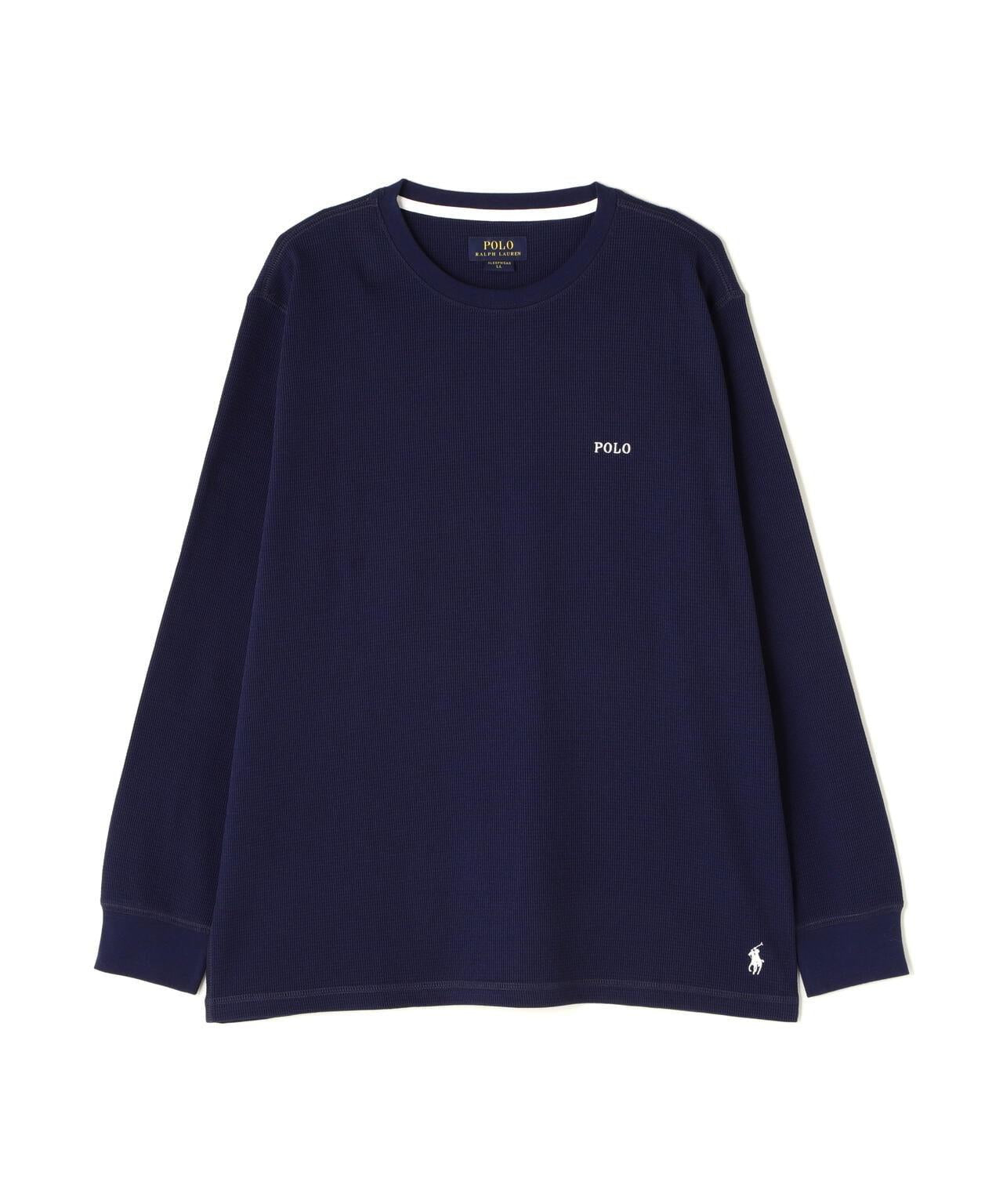 POLO RALPH LAUREN/拉爾夫·勞倫/瓦夫爾領圓領長袖T恤