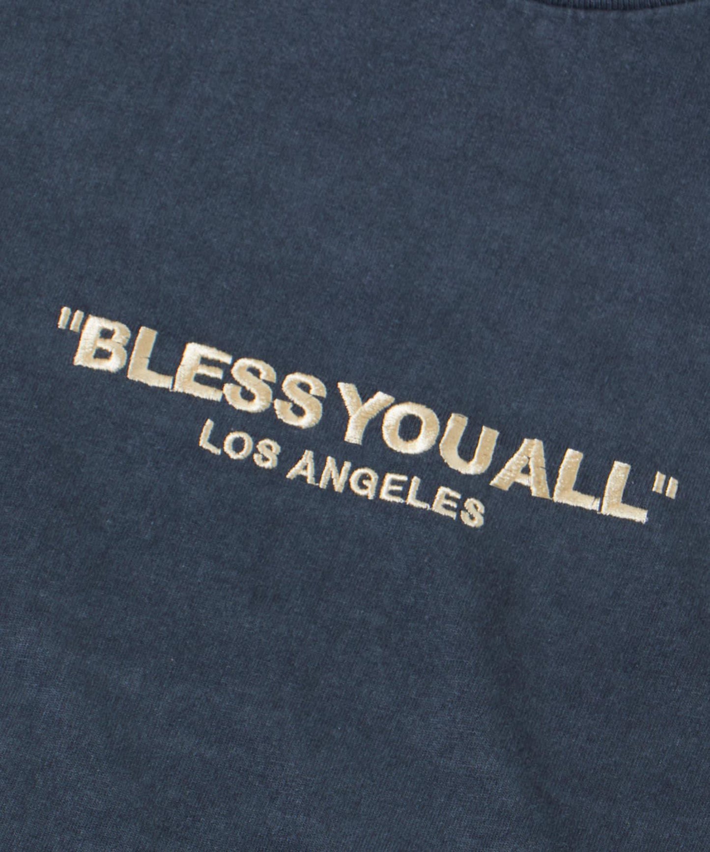 /2尺寸【BLESSYOU/佈雷斯優】顏料刺繡logo T恤