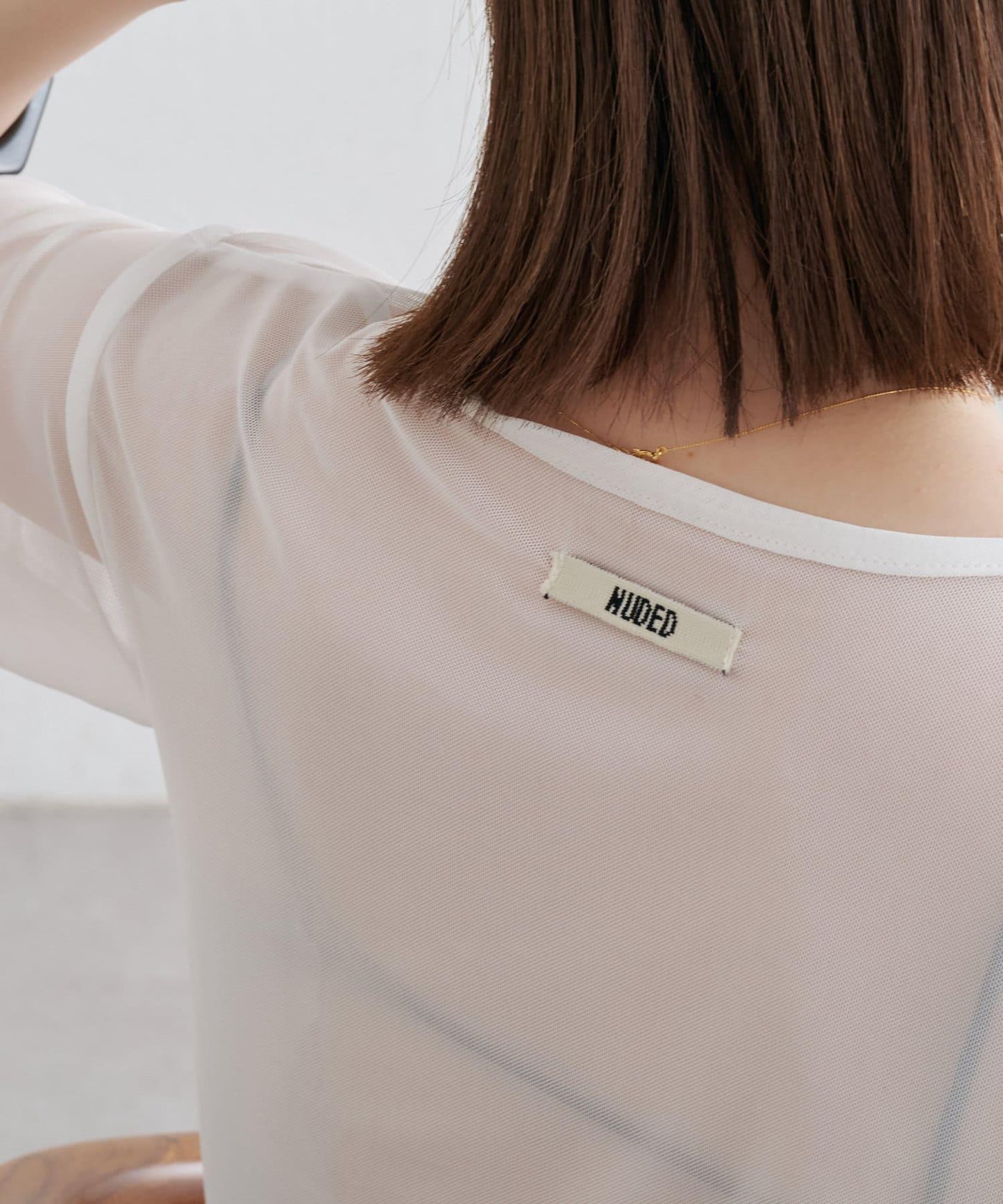 Omekashi NUDED薄紗T恤