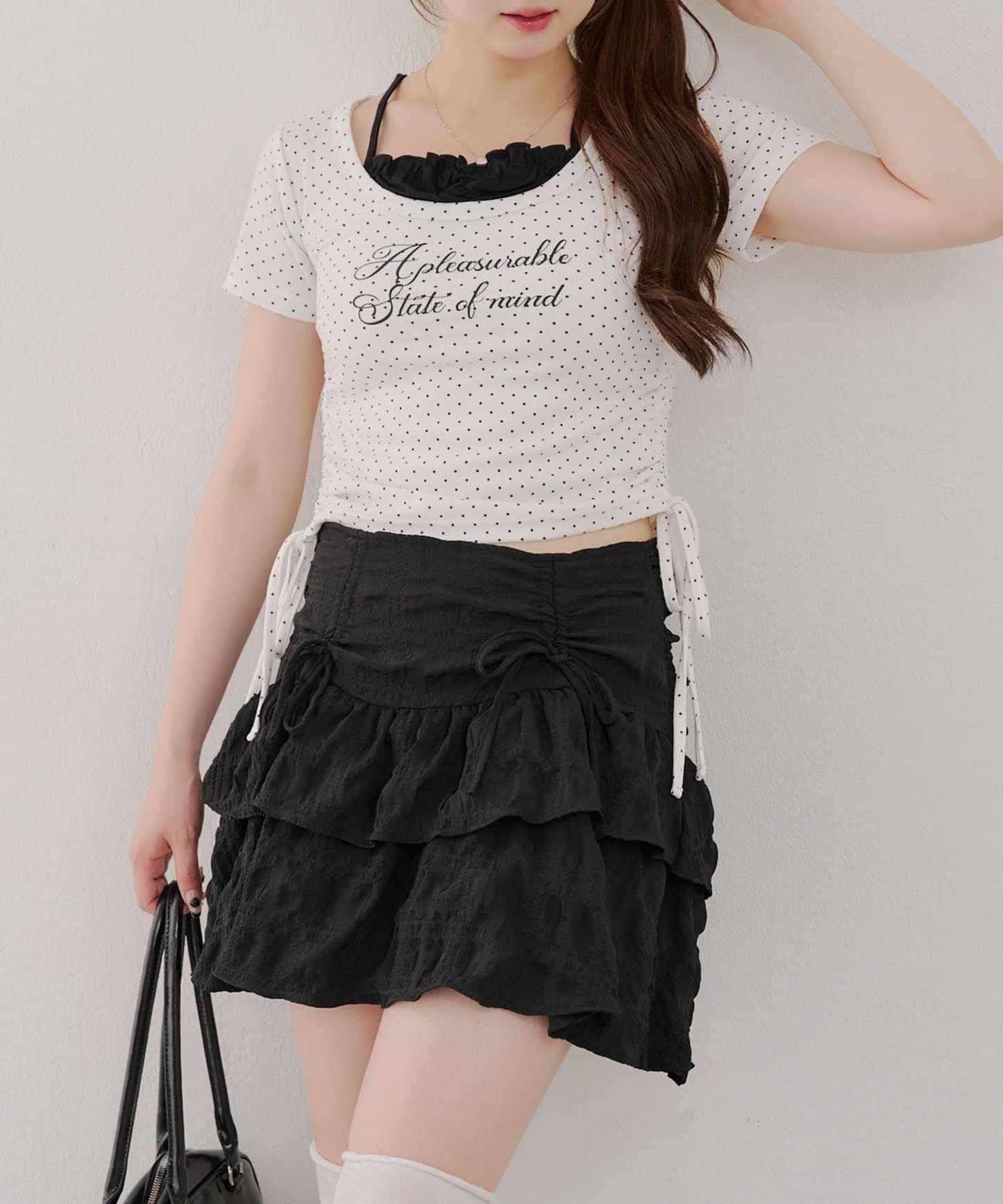 【@re.__mi23精選】下襬對接T恤