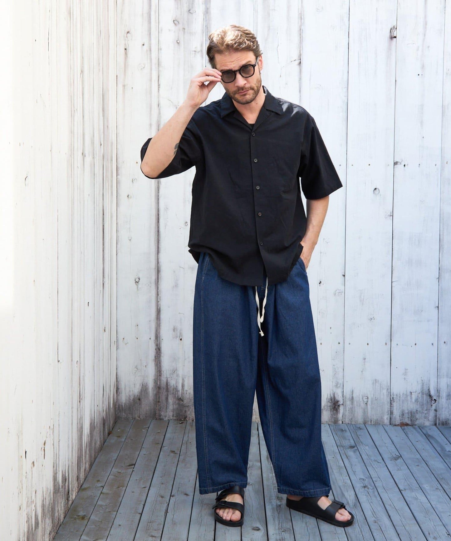 【範式】輕便牛仔休閒褲