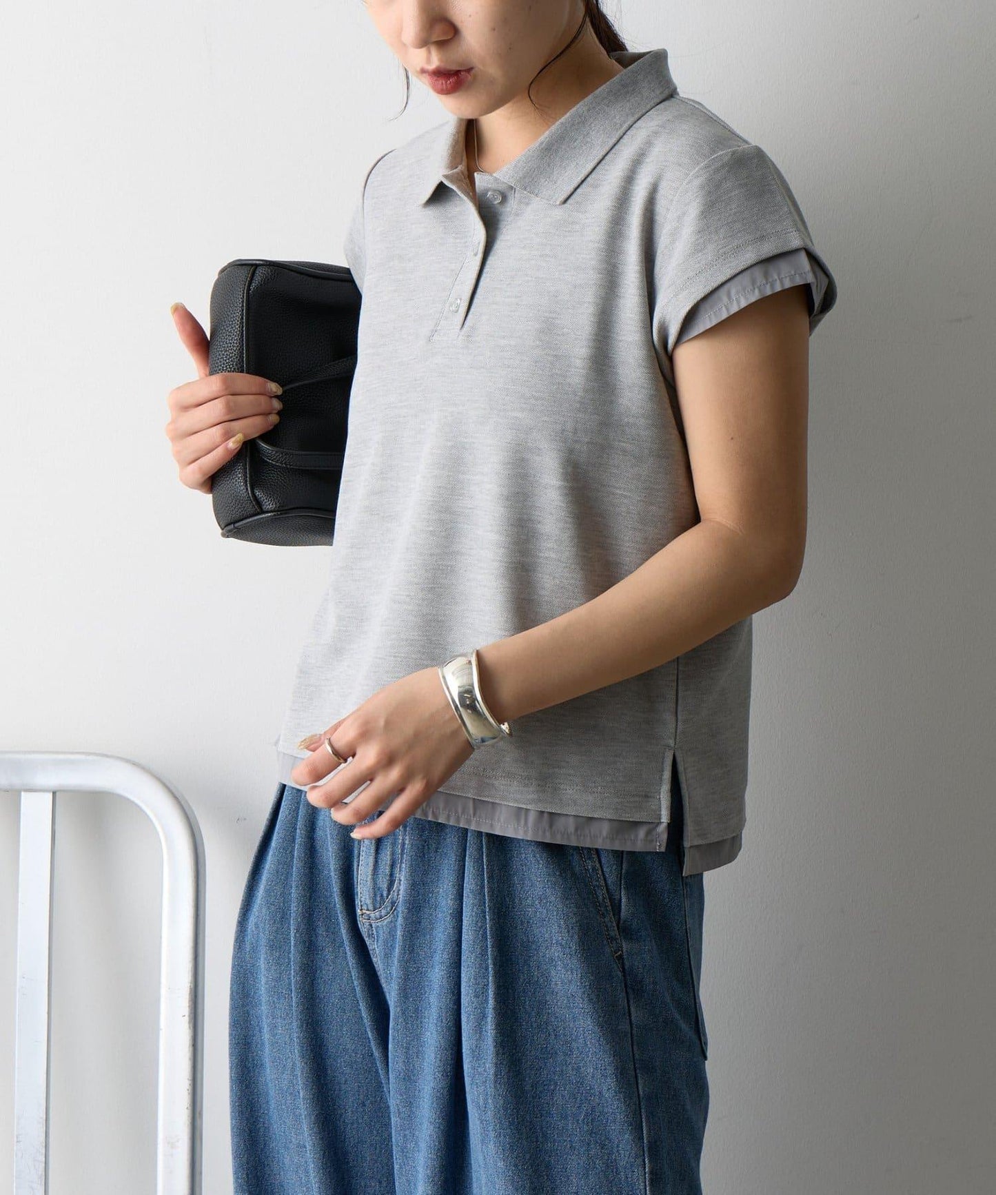 卡諾庭院風法式polo衫