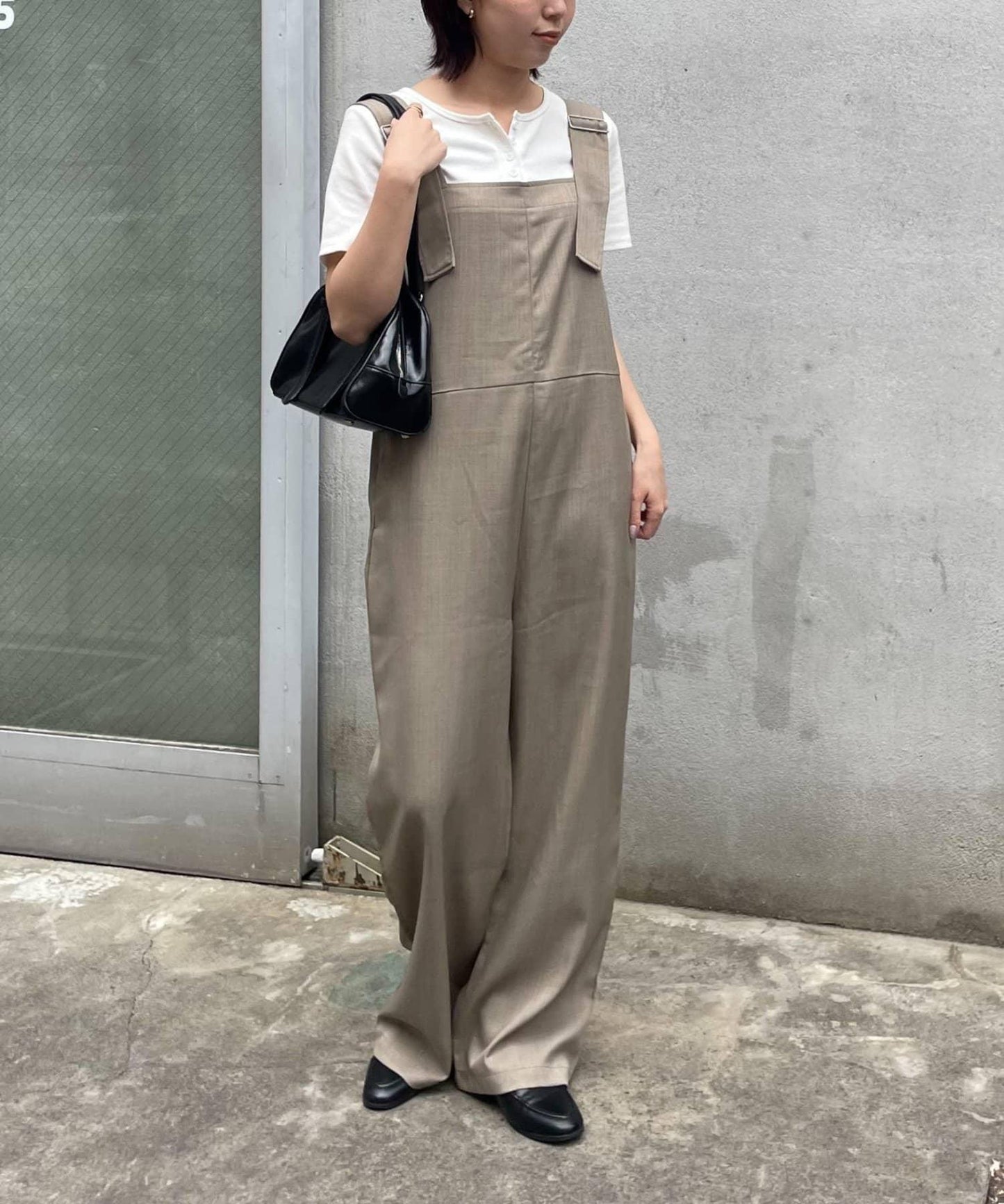 【PIKO企劃 / 網絡限定】亞麻風連體褲