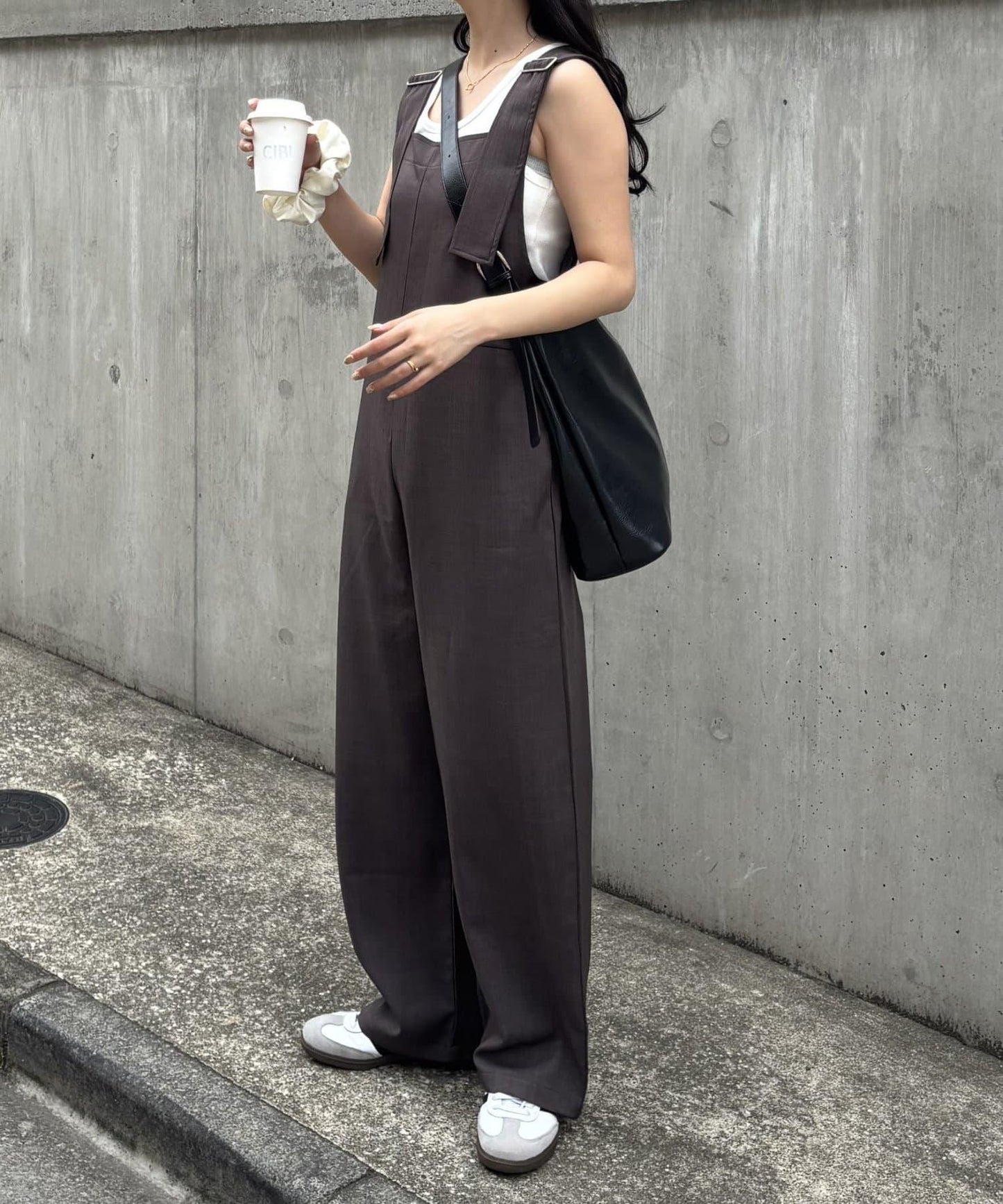【PIKO企劃 / 網絡限定】亞麻風連體褲