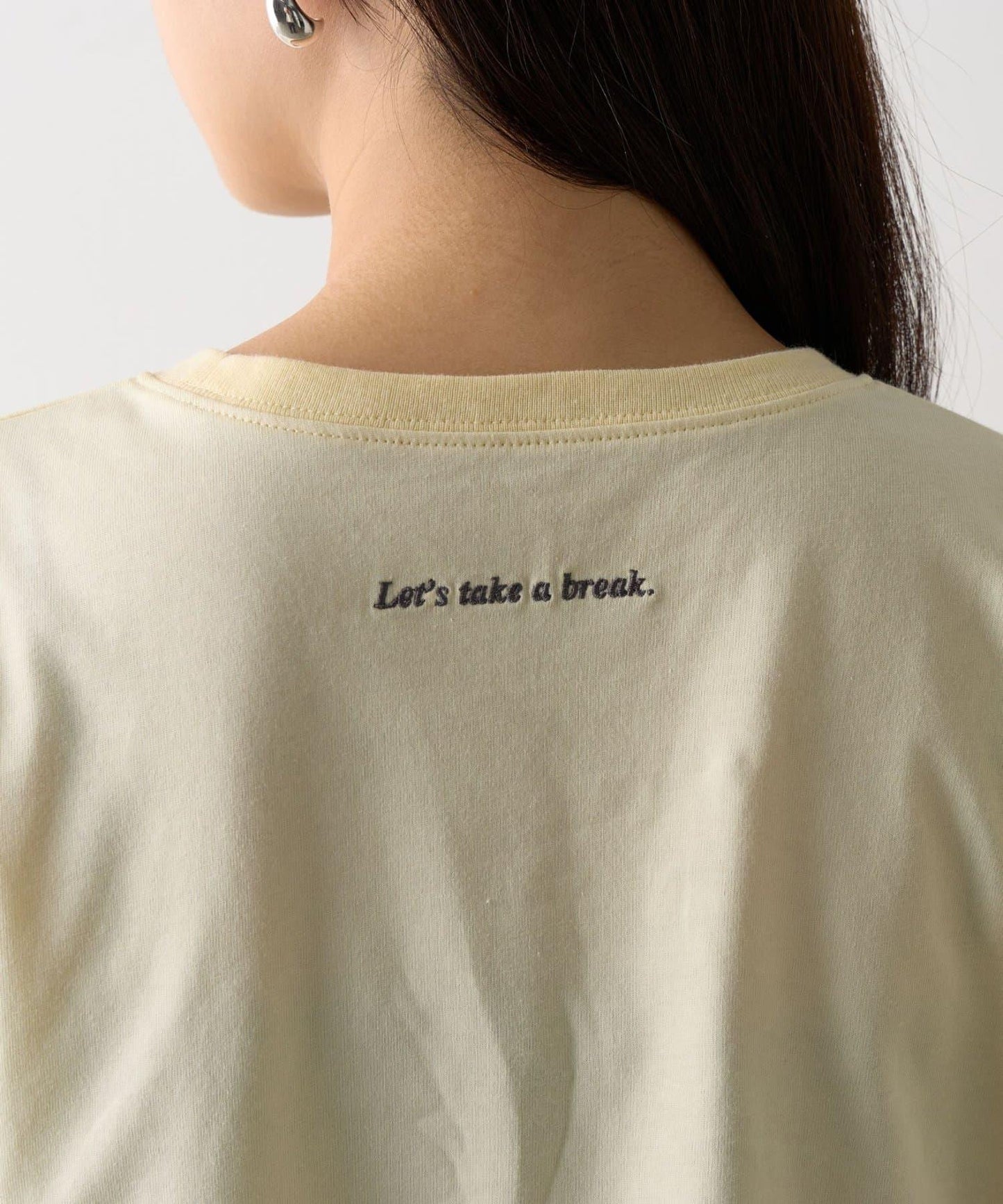 【PIKO企劃 / 復古】背部標誌刺繡緊身T恤