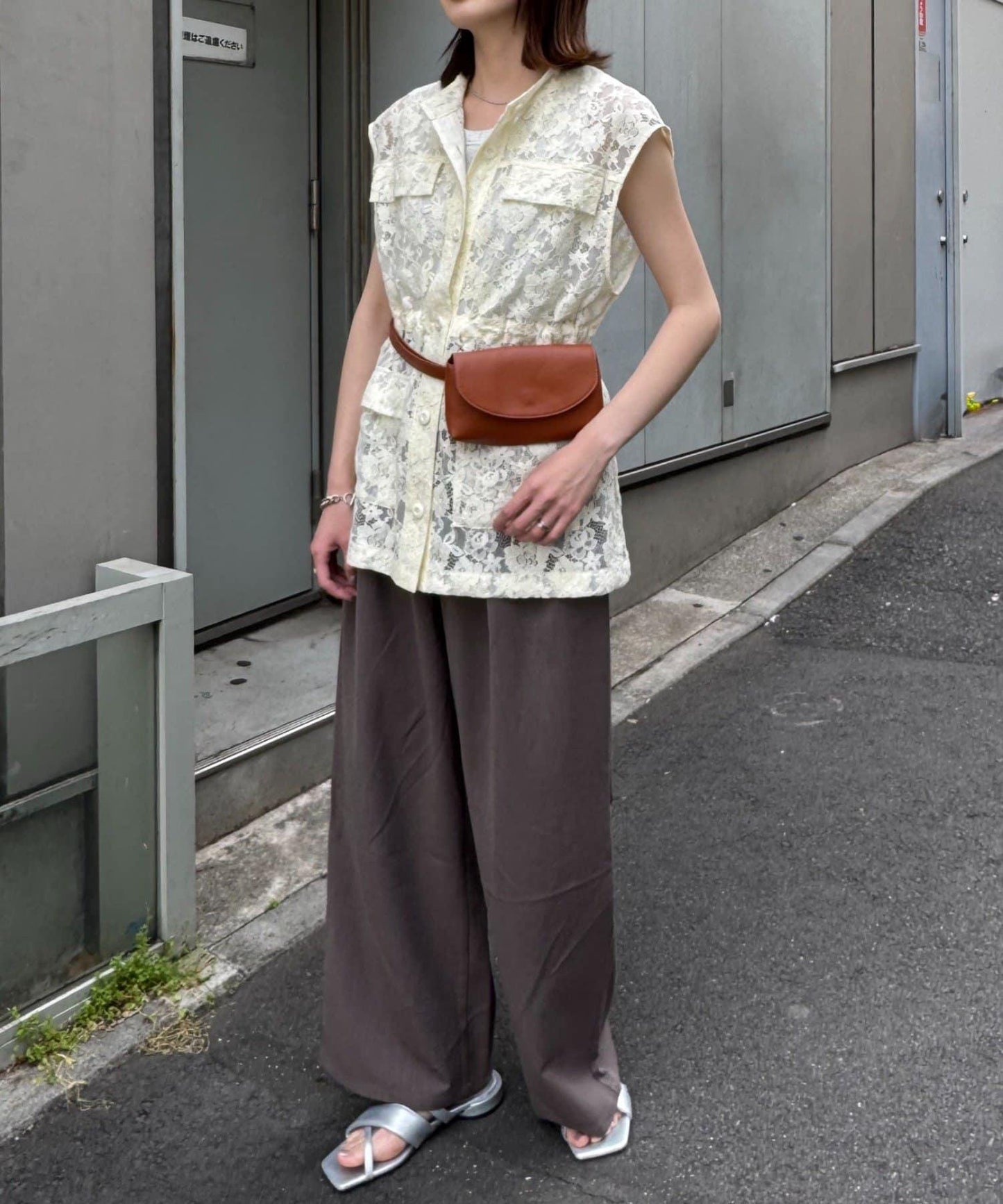 蕾絲軍裝馬甲