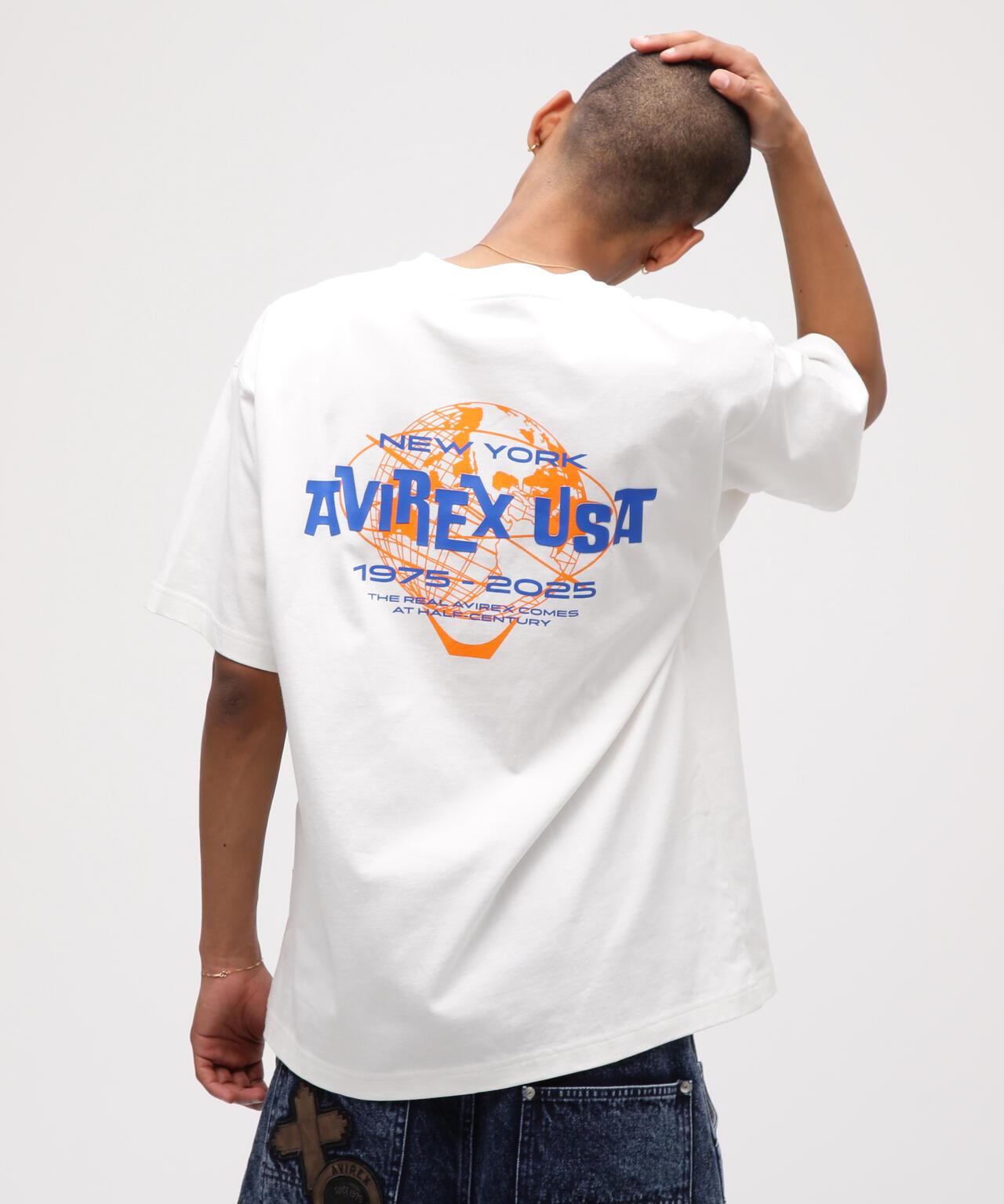 AVIREX美國T恤/標誌短袖T恤/AVIREX/阿維雷克斯