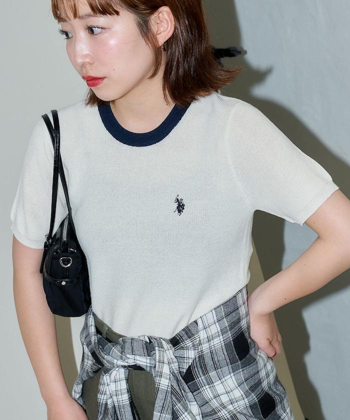 聯名 領配色設計針織衫 限定推出
