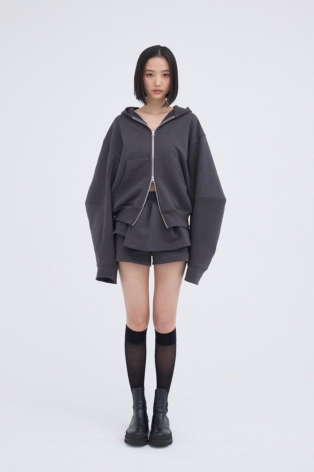 Edge forme 拉鍊連帽衛衣