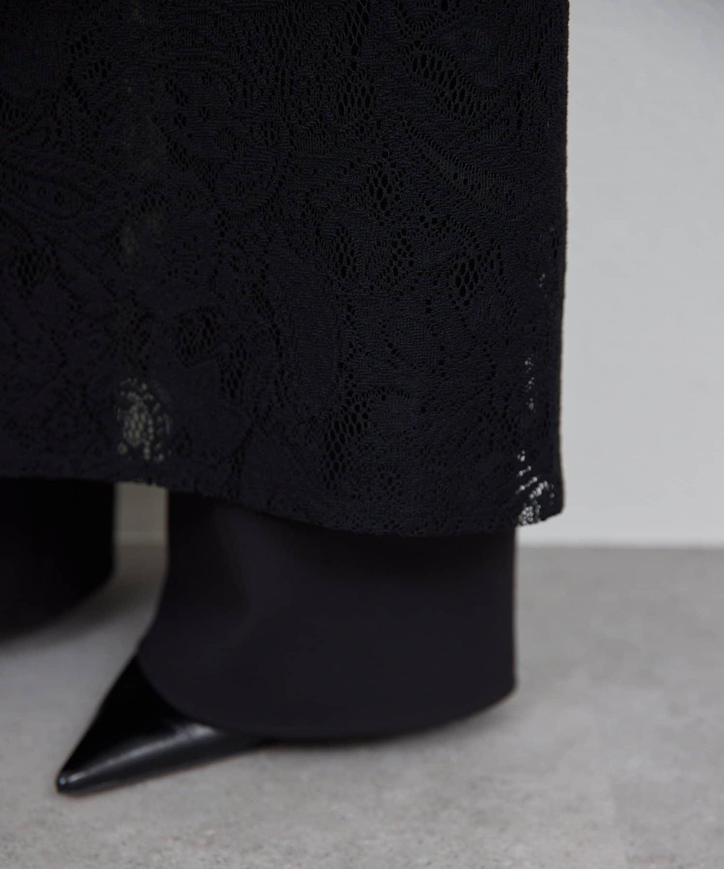 彈力蕾絲連衣裙