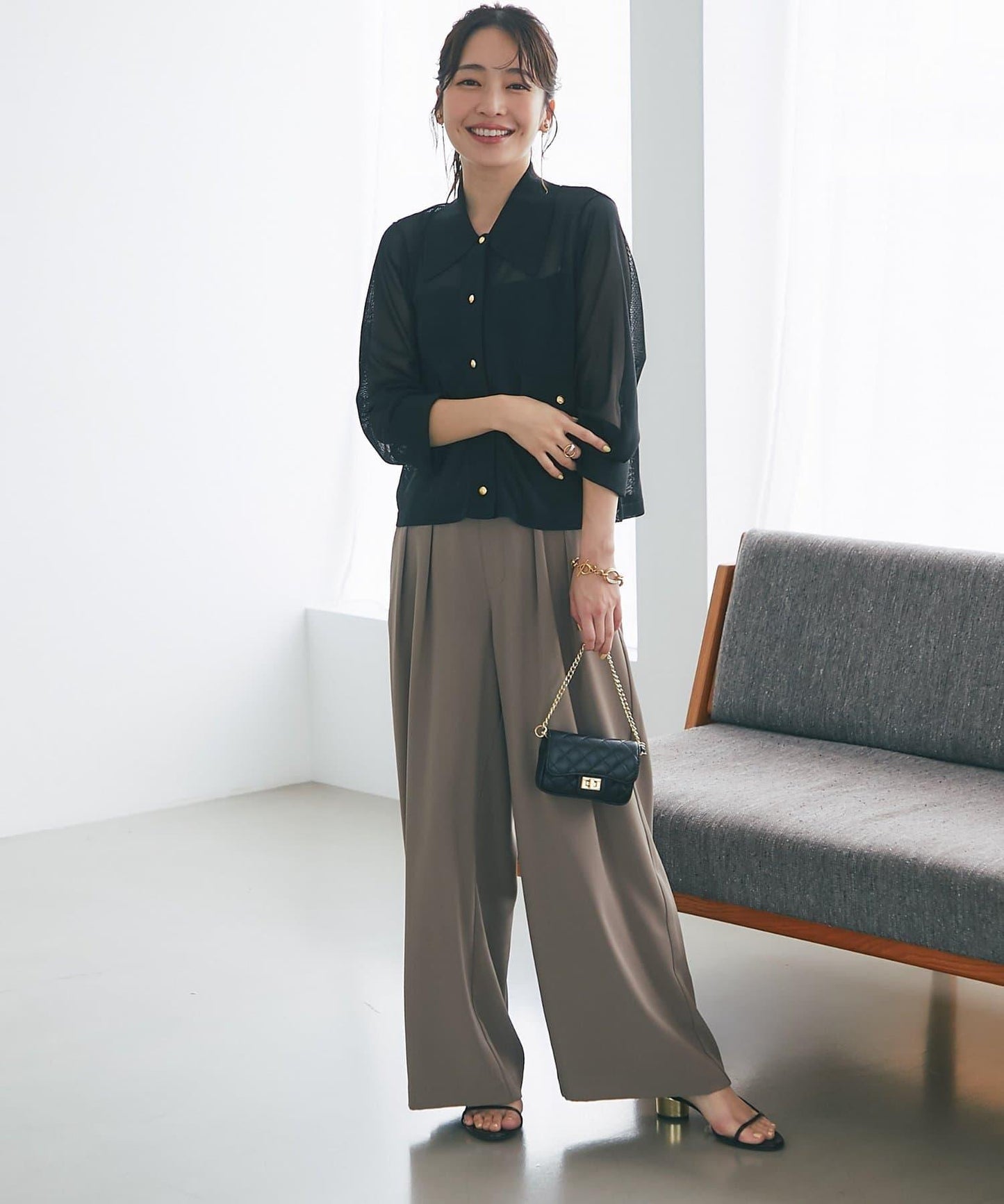 高扭透氣針織夾克開衫