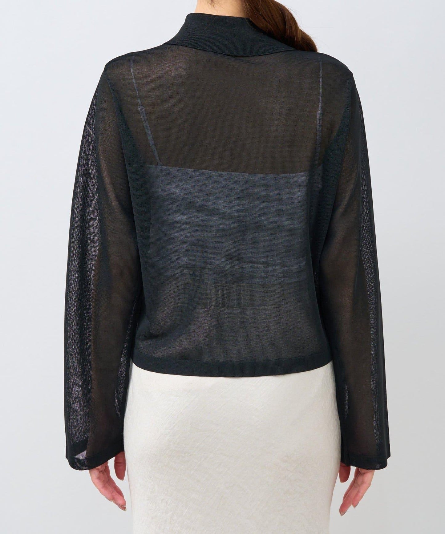 高扭透氣針織夾克開衫