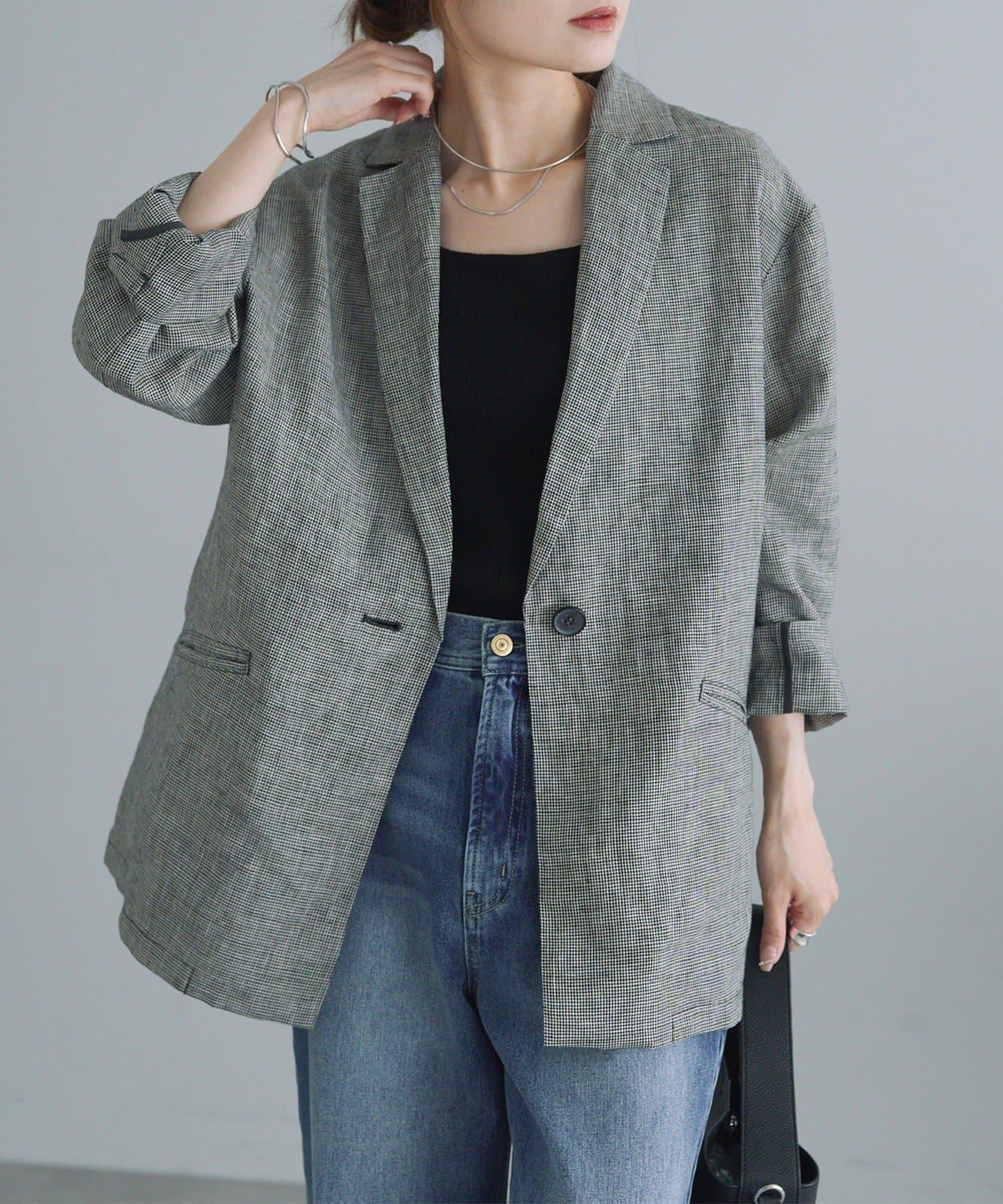 亞麻燈芯絨夾克