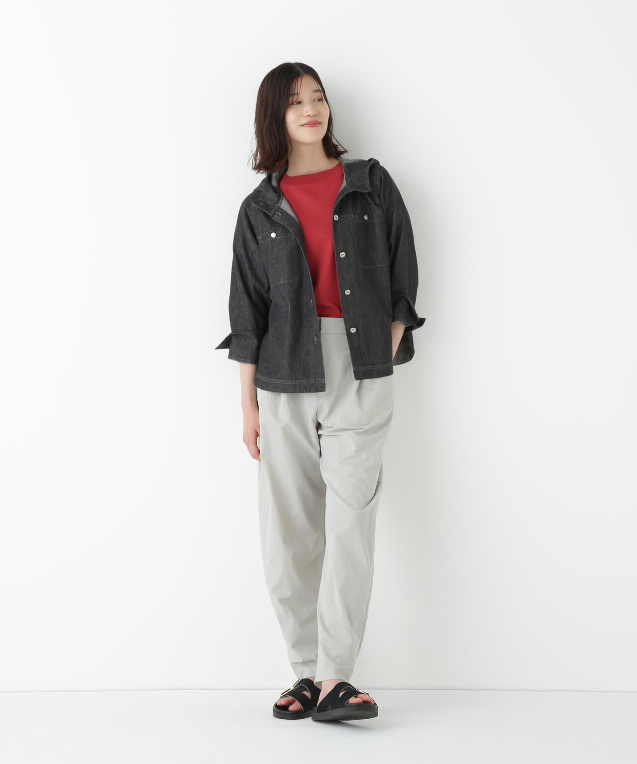 【限定】輕薄牛仔帽衫