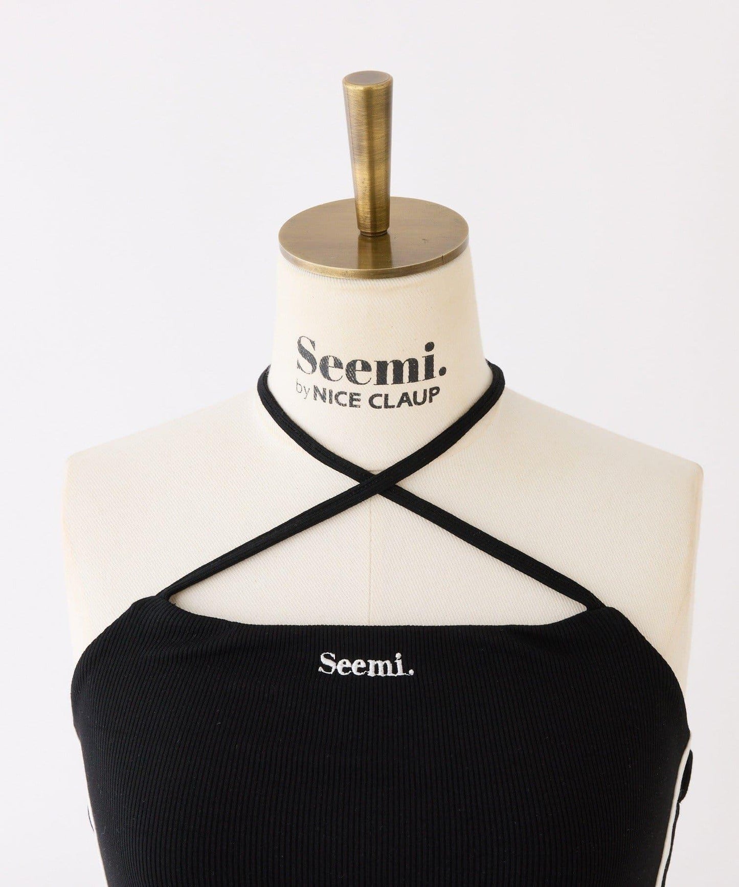 【Seemi.】荷葉邊吊帶連衣裙