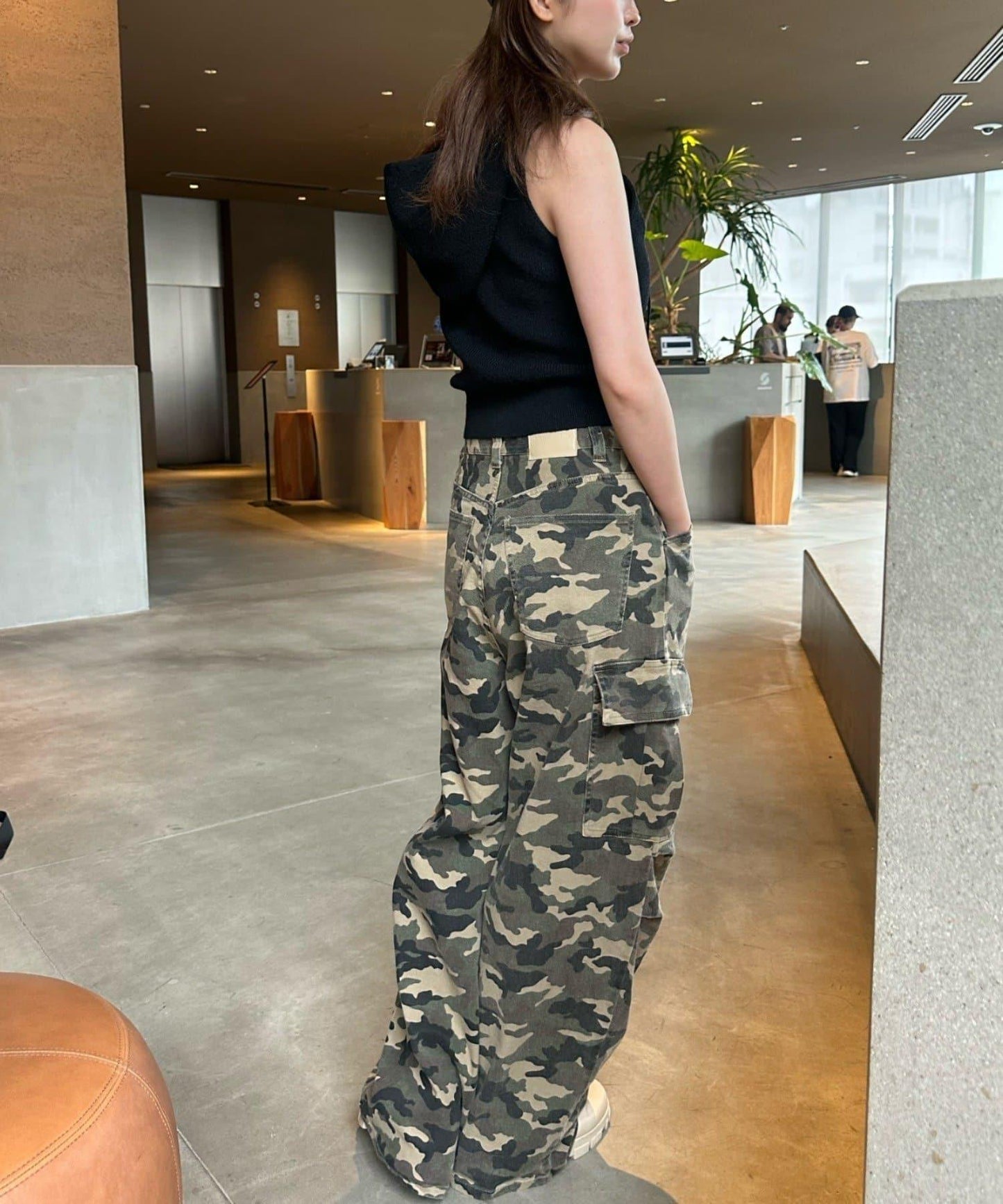 斯基普阿美斯利胸部刺繡連帽針織衫