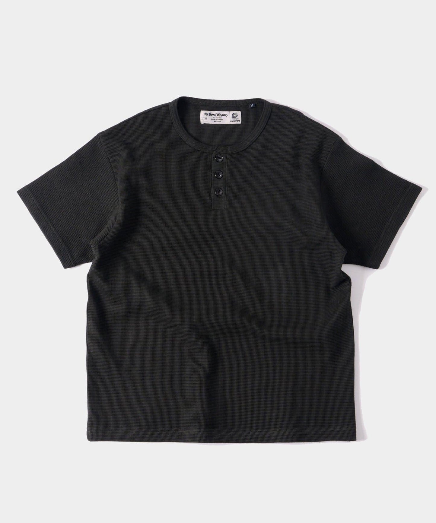 【酸奶油/酸奶油】華夫餅亨利圓領T恤 / 2尺碼