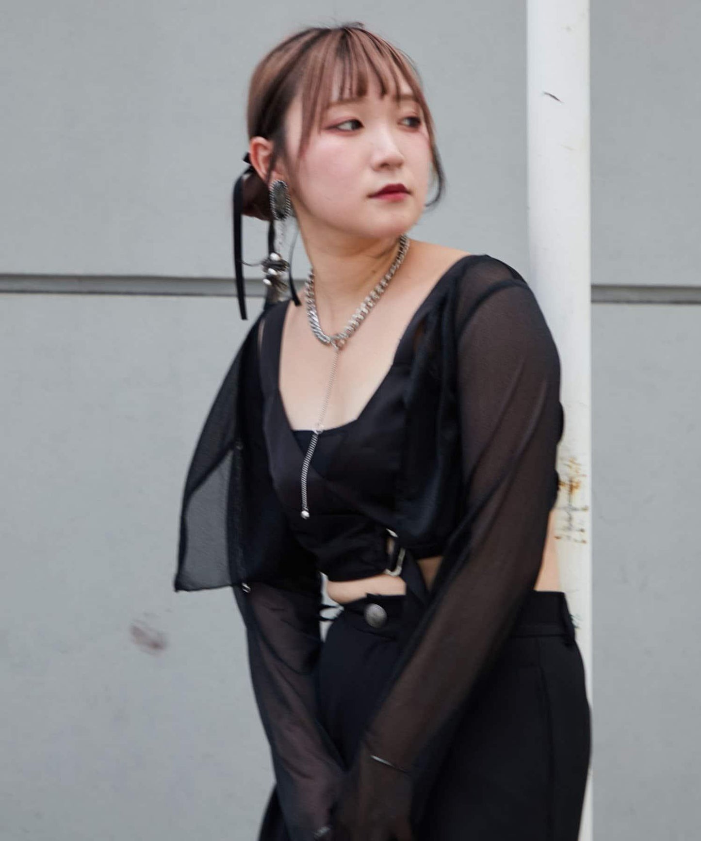 【Mavie..7】不對稱緞面背心