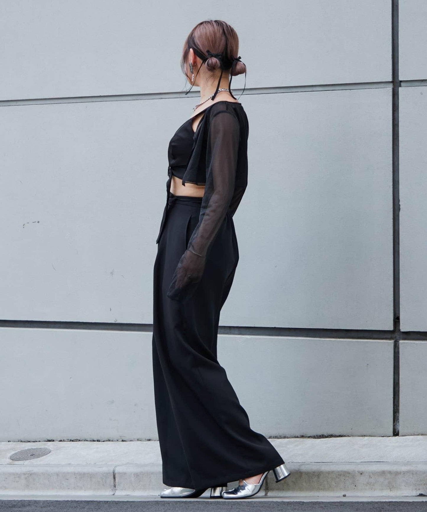 【Mavie..7】不對稱緞面背心