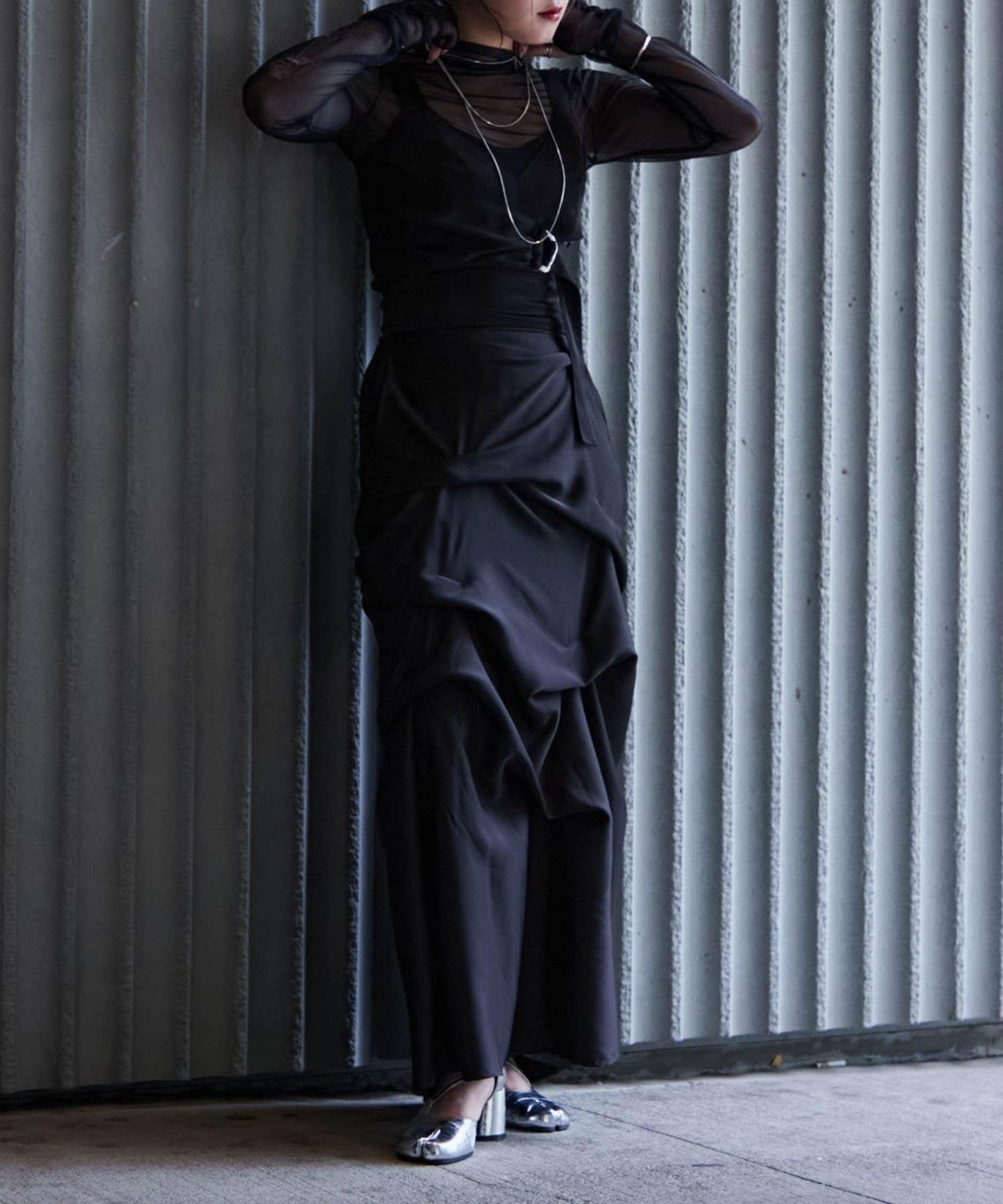 【Mavie..7】不對稱緞面背心