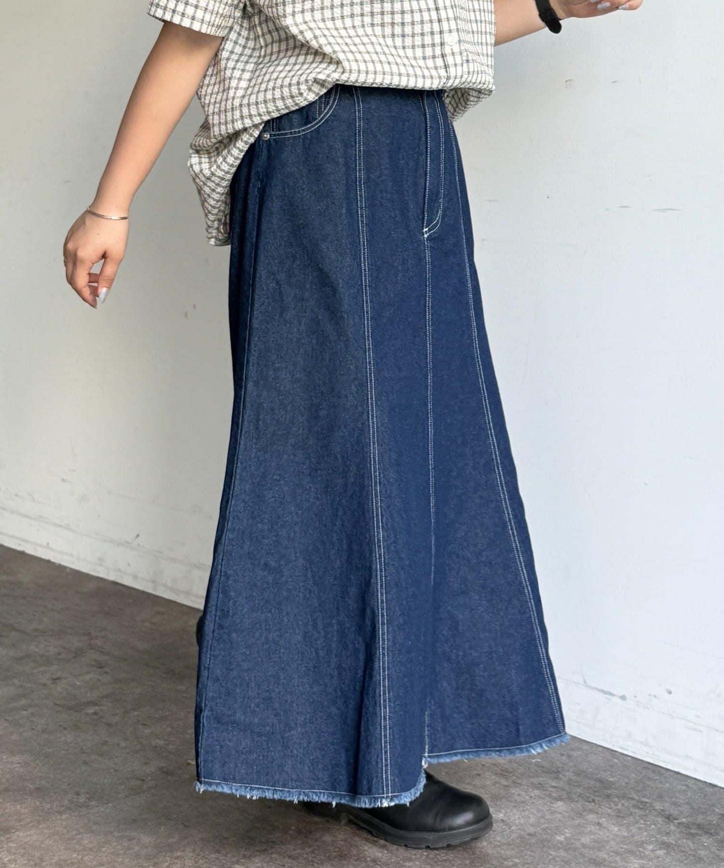 8盎司牛仔美人魚裙